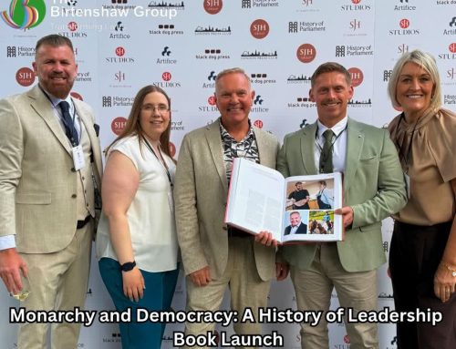 The Birtenshaw Group was proud to attend the launch of Monarchy and Democracy: A History of Leadership at College Gardens, in the grounds of Westminster Abbey. 📖✨